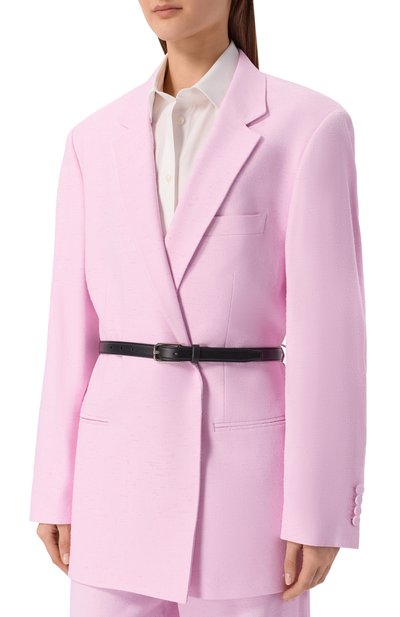 Жакет из вискозы ARMARIUM розового цвета по цене 251000 руб., арт. ARMFWB018/V014, фото 3 Жакет из вискозы ARMARIUM, арт. ARMFWB018/V014, фото 3