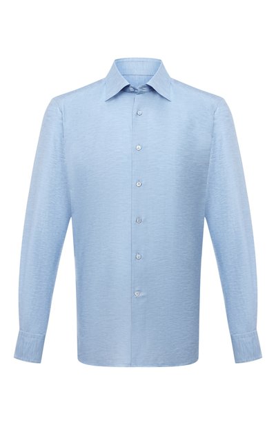 Мужская сорочка из хлопка и льна STEFANO RICCI, арт. MC003685/R2564