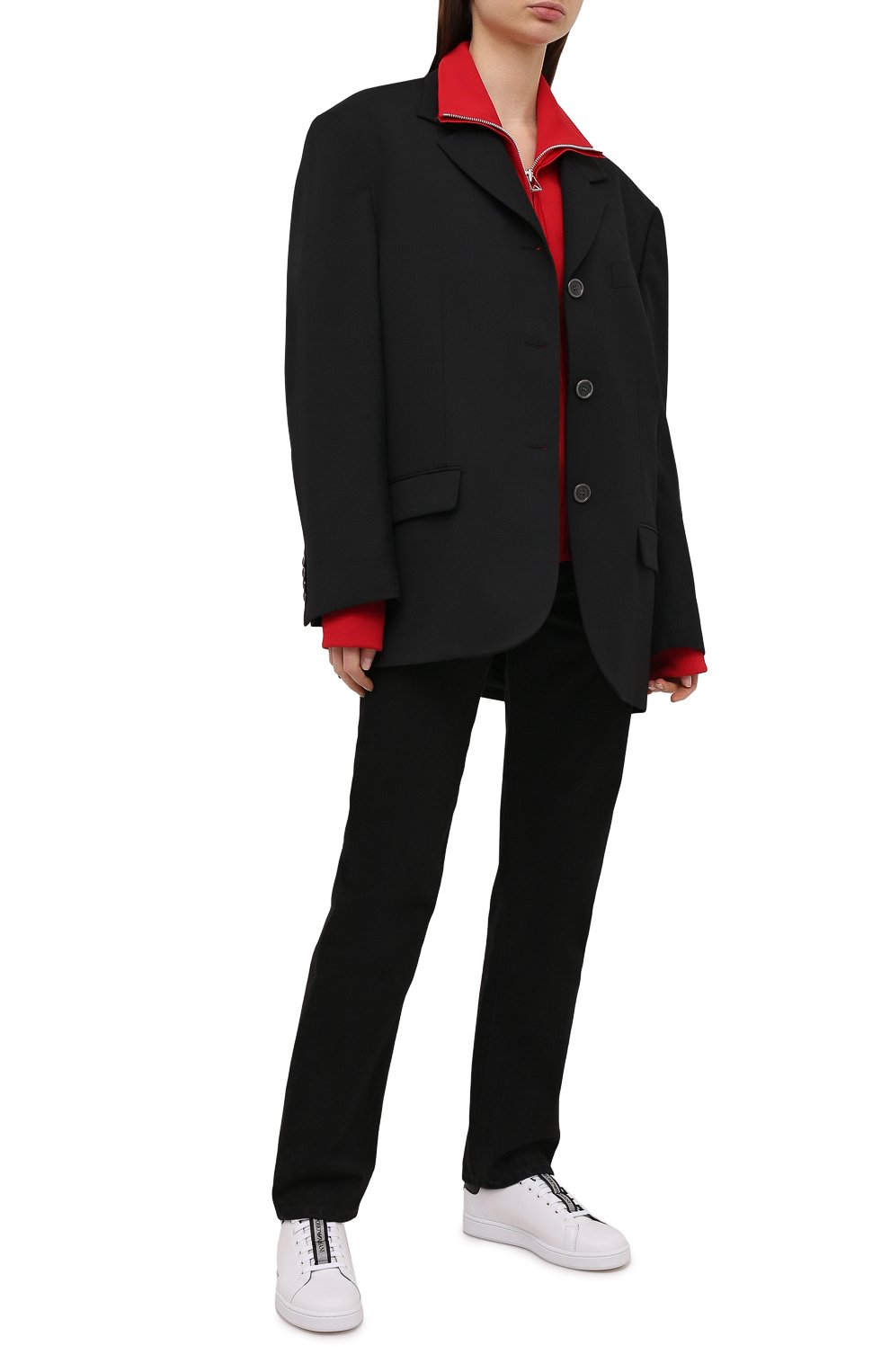 Кожаные кеды EMPORIO ARMANI, арт. X3X132/XM789, фото 2