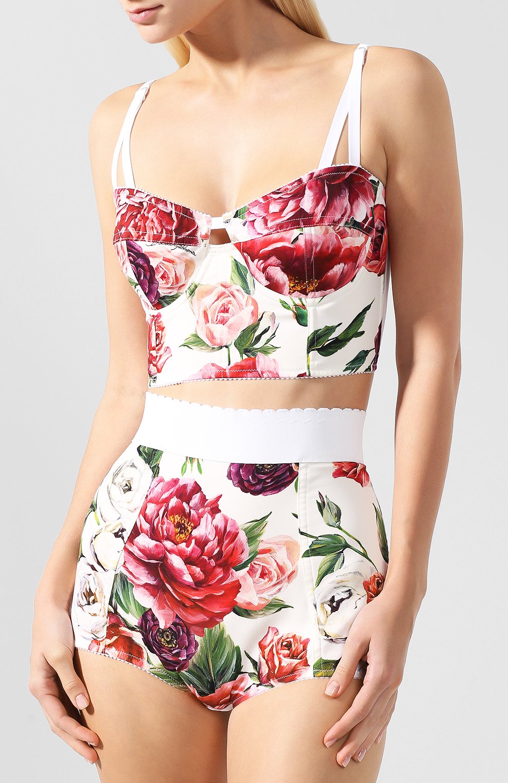 Шелковые трусы-кюлоты с завышенной талией DOLCE & GABBANA, арт. FTAG1T/GDJ21, фото 2