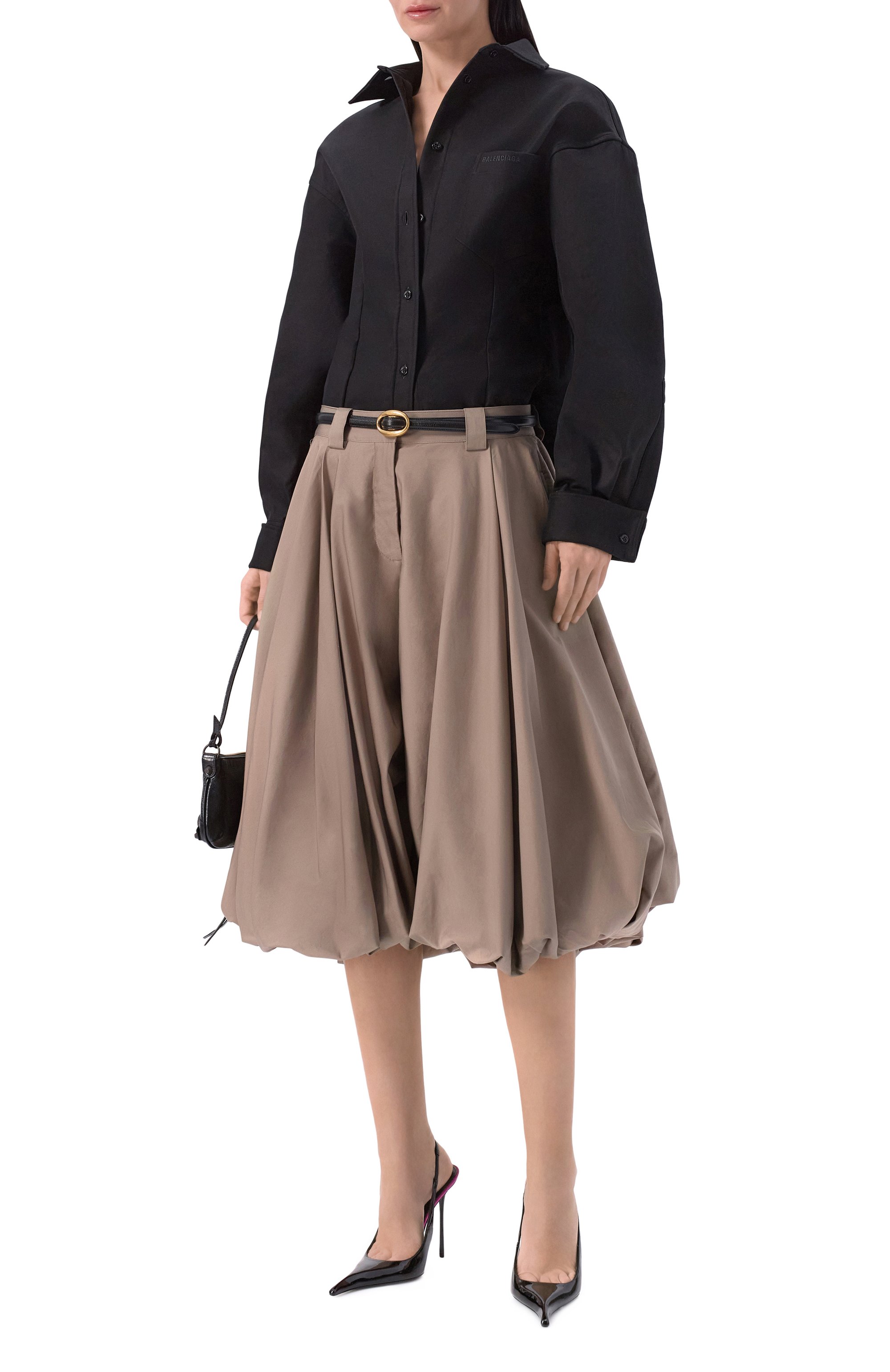Хлопковая рубашка BALENCIAGA, арт. 872318/TUP18, фото 2