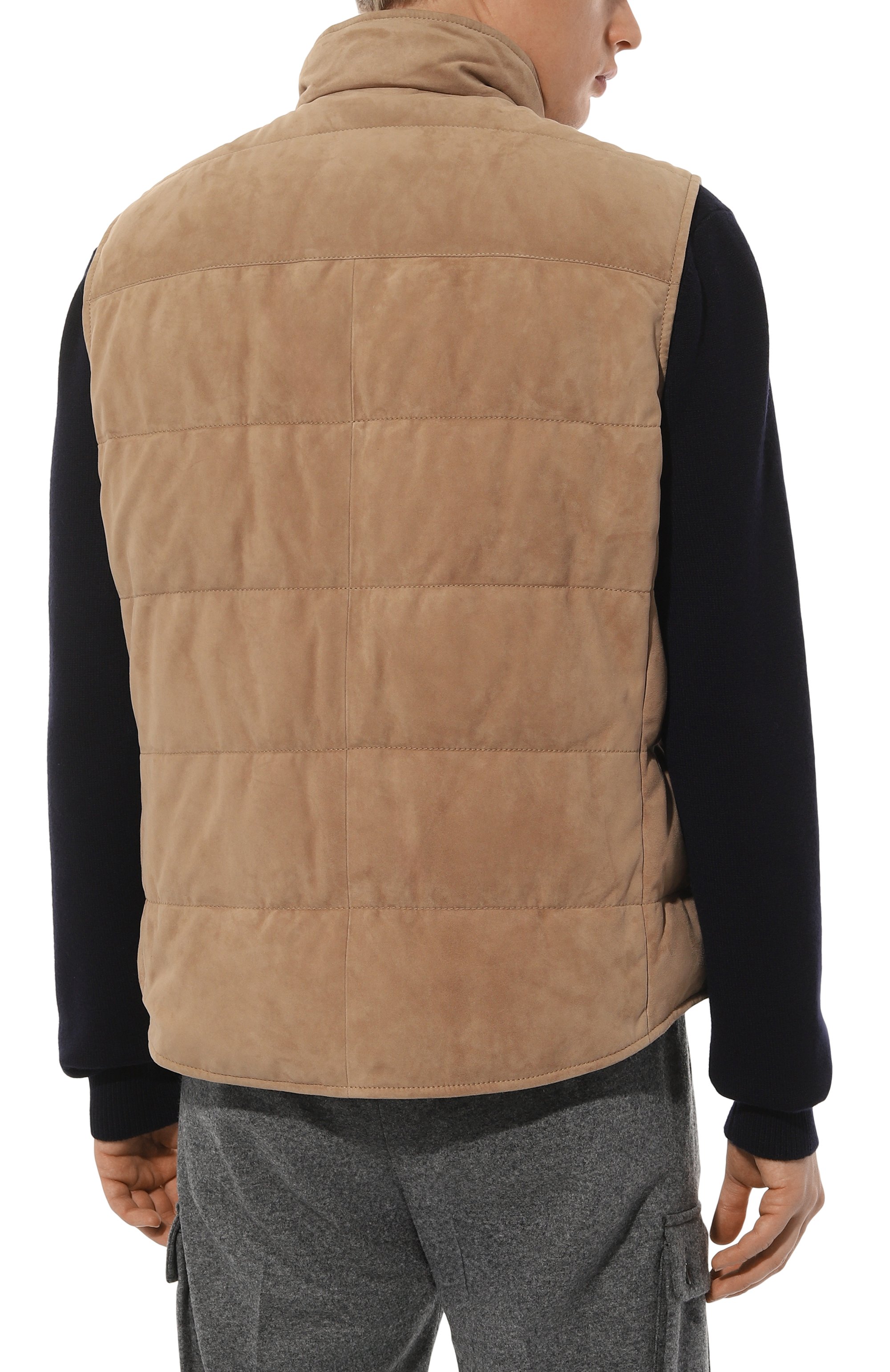 Замшевый жилет BRUNELLO CUCINELLI, арт. M0PCL1922, фото 4