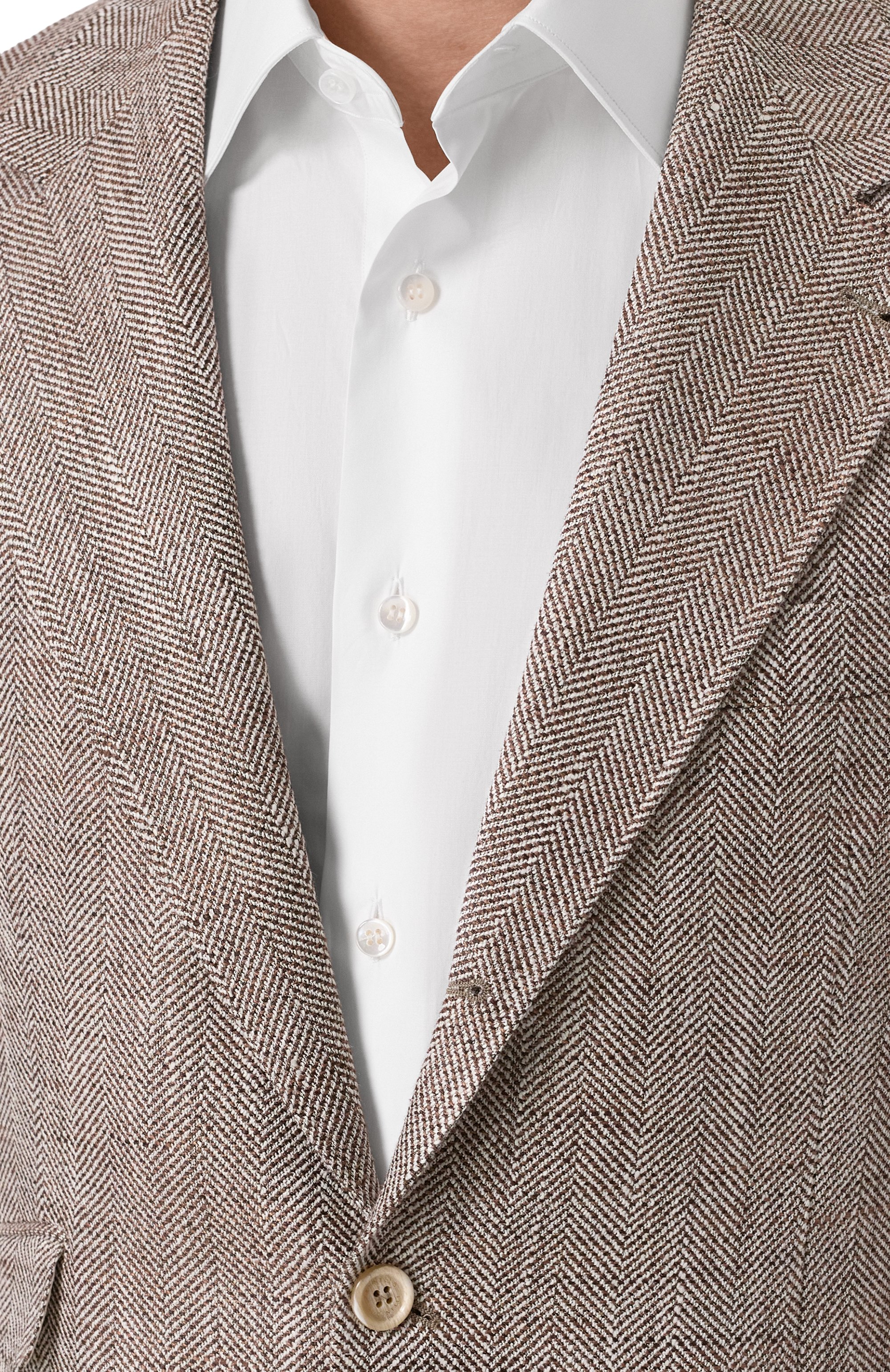 Костюм из шелка и льна BRUNELLO CUCINELLI, арт. MR476LDWH, фото 8