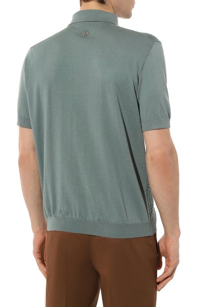 Поло из шелка и хлопка STEFANO RICCI, арт. K818062P13/F23289, фото 4