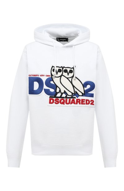 Хлопковое худи d2 x ovo DSQUARED2, арт. S74GU0458/S25042, фото 1