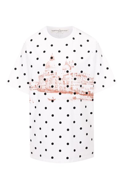 Женская хлопковая футболка GOLDEN GOOSE DELUXE BRAND, арт. G34WP126.A1