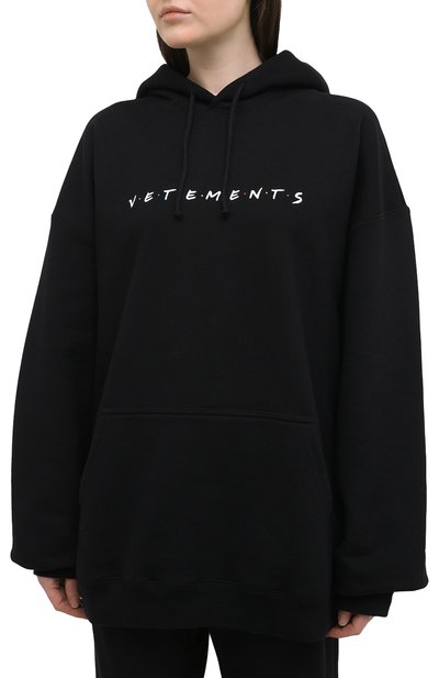 Хлопковое худи VETEMENTS, арт. UE51TR350B 1604/W, фото 3