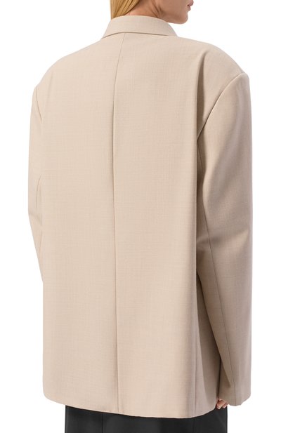 Шерстяной жакет MAGDA BUTRYM светло-бежевого цвета по цене 217500 руб., арт. 124725, фото 4 Шерстяной жакет MAGDA BUTRYM, арт. 124725, фото 4