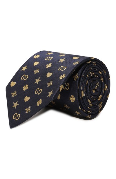 Шелковый галстук GUCCI, арт. 545834 4E017, фото 1