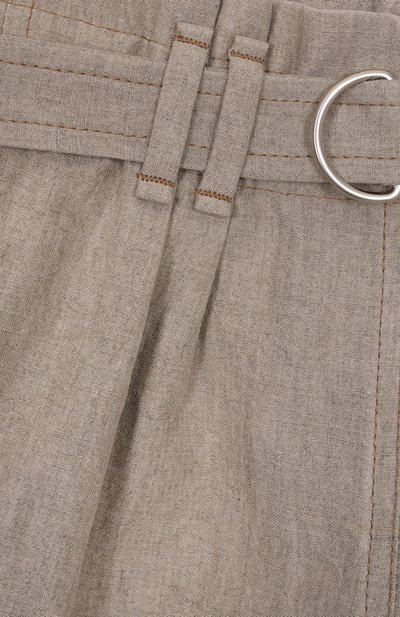 Шорты изо льна и вискозы BRUNELLO CUCINELLI, арт. BL136P233B, фото 3