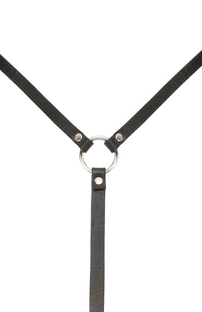 Кожаные подтяжки DSQUARED2 черного цвета по цене 41600 руб., арт. BEM0336 12900001, фото 3 Кожаные подтяжки DSQUARED2, арт. BEM0336 12900001, фото 3