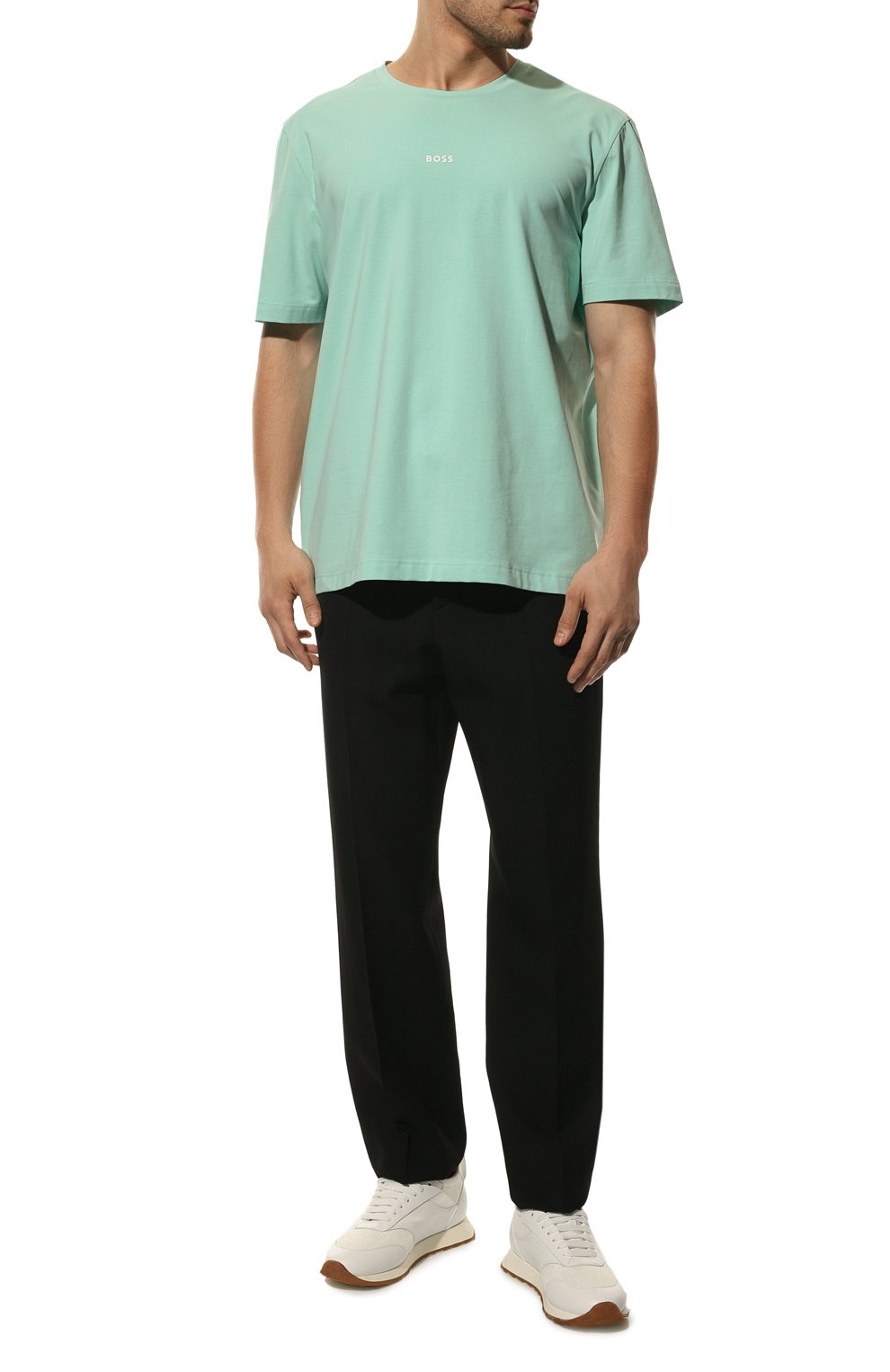 Хлопковая футболка BOSS ORANGE, арт. 50473278, фото 2