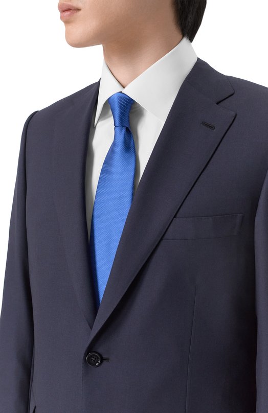 Шелковый галстук Stefano Ricci CCXL/96150 Синий  CCXL/96150 Фото 2