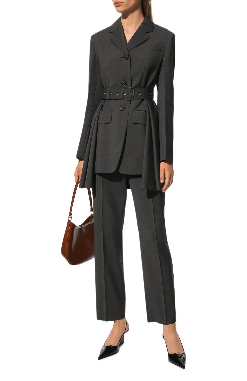 Шерстяной жакет PRADA, арт. P591LH-1XMY-F0480-211, фото 2