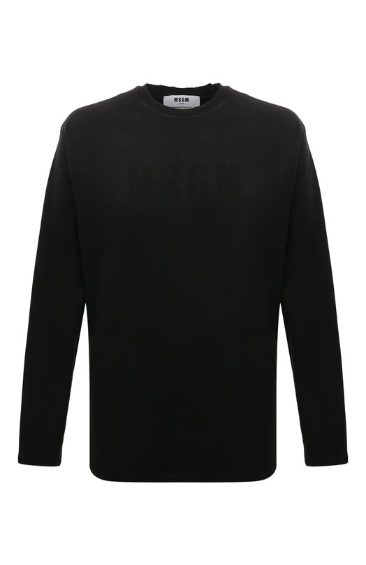 

Хлопковый лонгслив MSGM, Чёрный