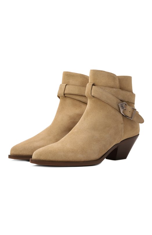 Замшевые ботильоны Deivy Isabel Marant B00181FA/C1A03S Бежевый B00181FA/C1A03S