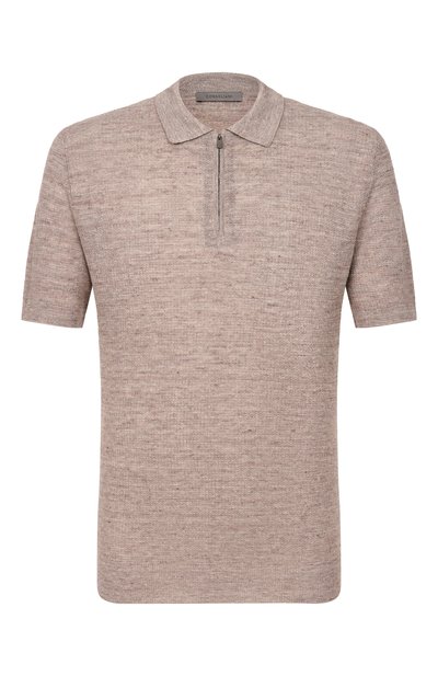 Поло изо льна и шелка CORNELIANI, арт. 27M566/2725134, фото 1