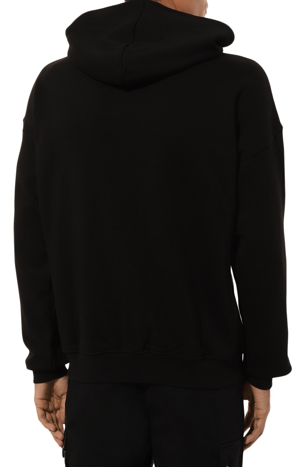 Хлопковое худи COMME DES FUCKDOWN черного цвета по цене 13250 руб., арт. CFABM01451, фото 4 Хлопковое худи COMME DES FUCKDOWN, арт. CFABM01451, фото 4