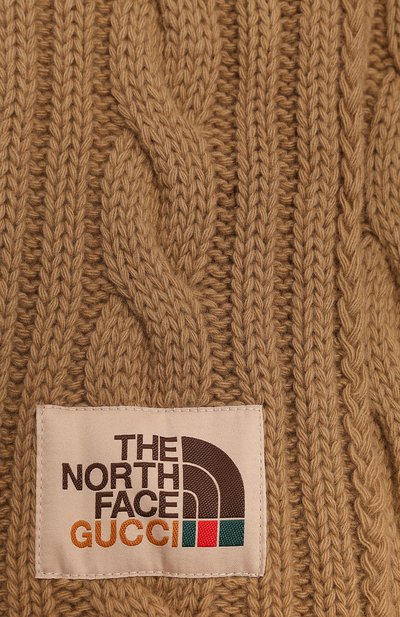 Шерстяной шарф the north face x gucci GUCCI, арт. 653561 4G200, фото 3