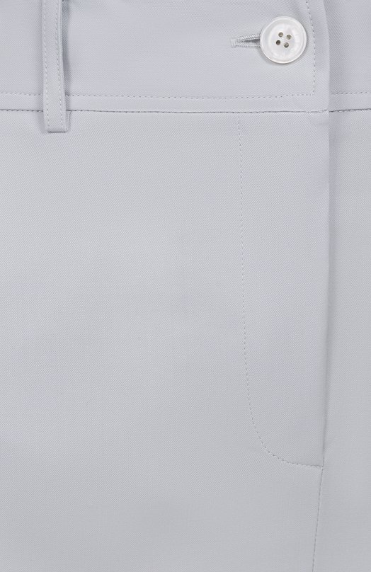 Шерстяная юбка Kiton D50209K0102473 Голубой  D50209K0102473 Фото 6