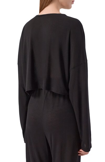 Лонгслив EDOMO черного цвета по цене 16900 руб., арт. T012007SS24, фото 4 Лонгслив EDOMO, арт. T012007SS24, фото 4