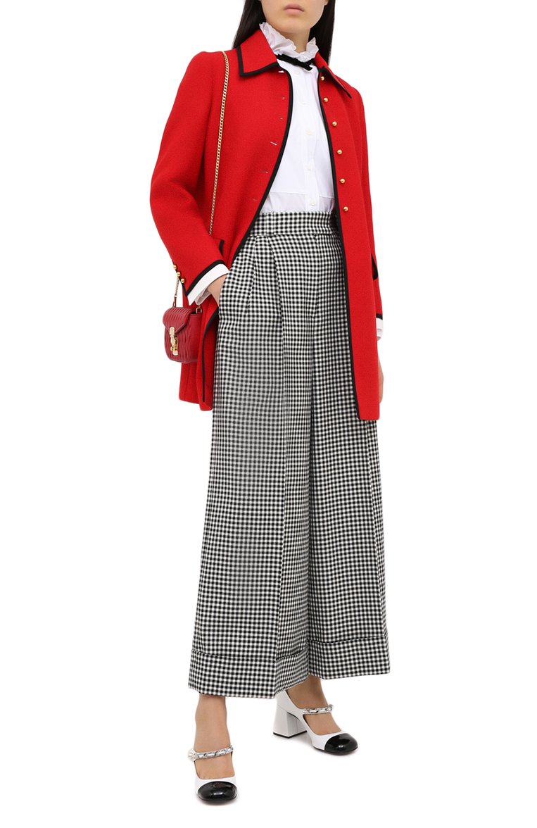 Шерстяные брюки MIU MIU, арт. MP1368-1V7W-F0002, фото 1
