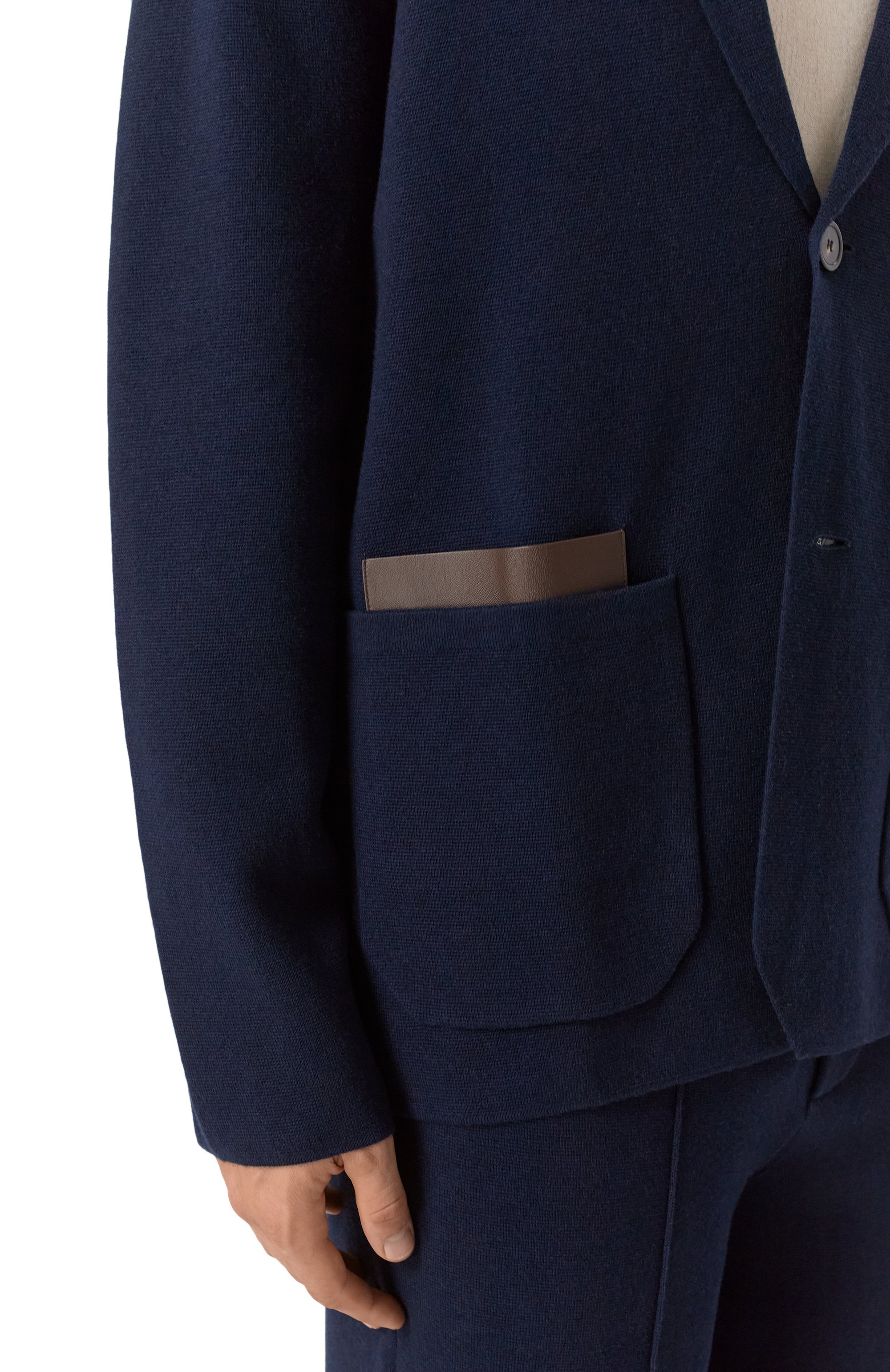 Пиджак из шерсти и хлопка 12 STOREEZ, арт. 134702, фото 5