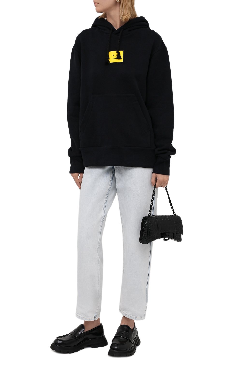 Хлопковое худи ACNE STUDIOS, арт. CI0073/W, фото 2