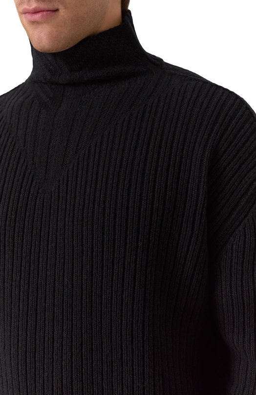 Шерстяной свитер Rick Owens RU02E1645/KWV Чёрный  RU02E1645/KWV Фото 5