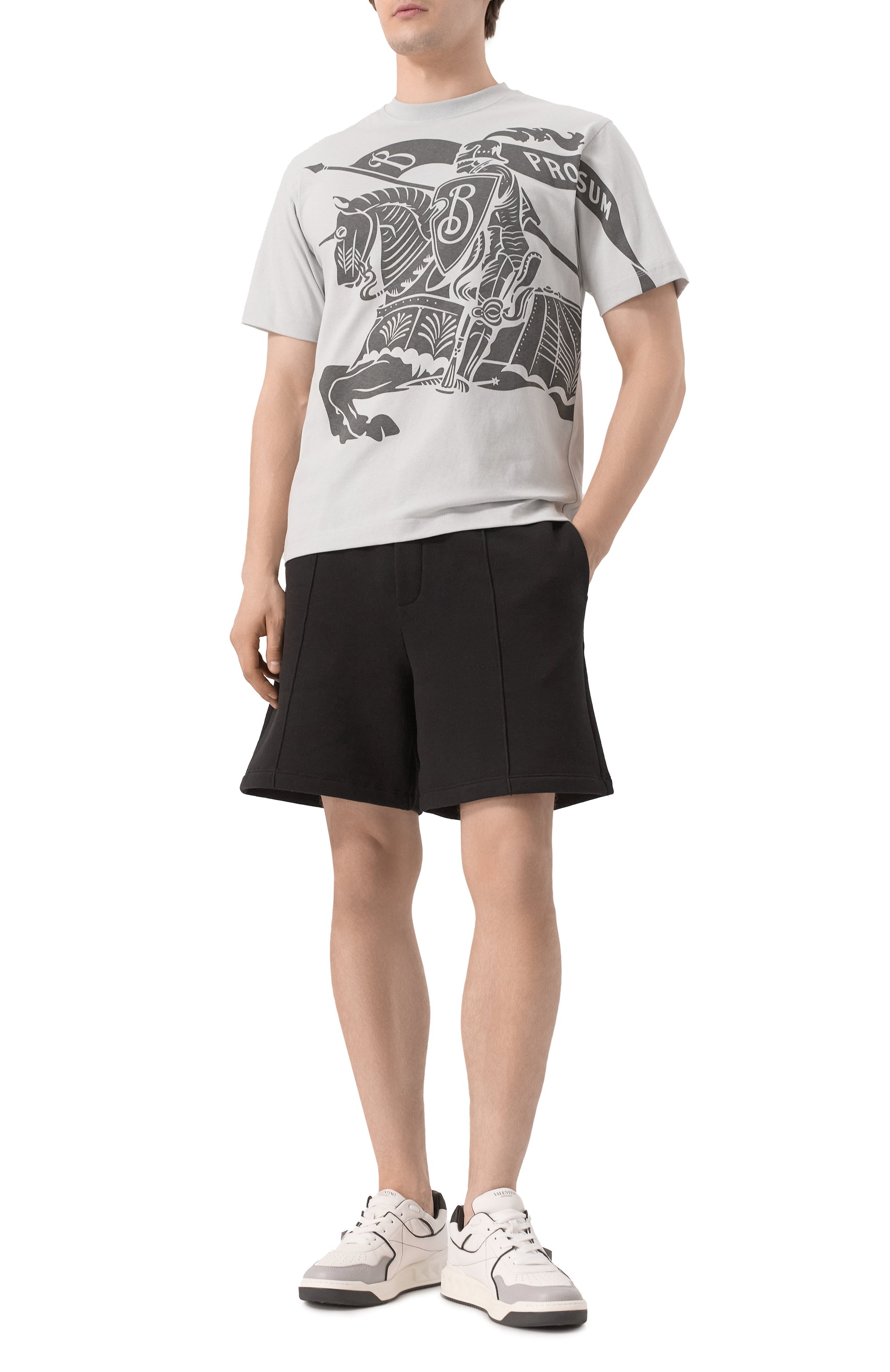 Хлопковая футболка BURBERRY, арт. 8104019, фото 2