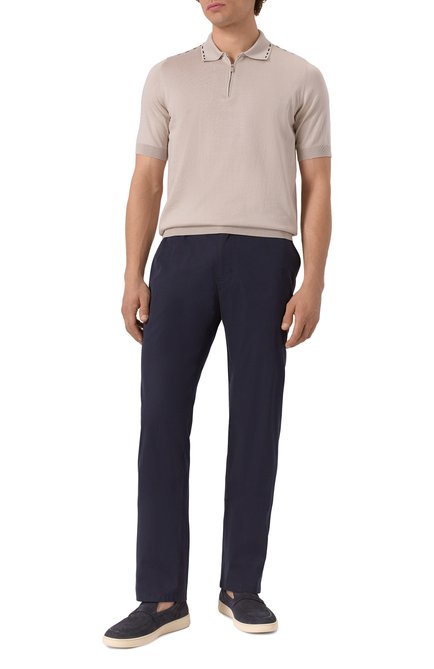 Мужские замшевые лоферы ZILLI, арт. H0196AM1194VTPU03