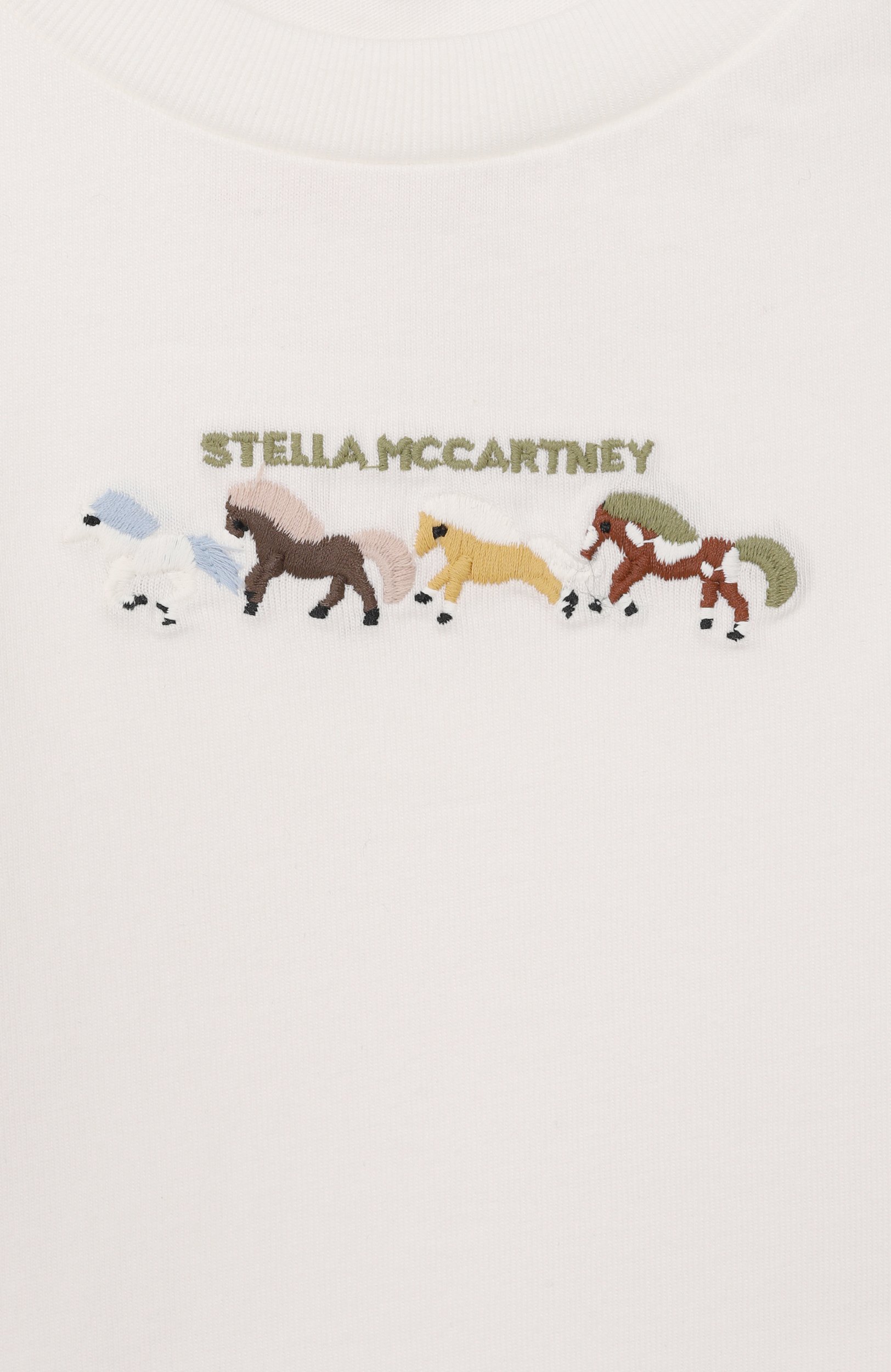 Хлопковая футболка STELLA MCCARTNEY, арт. TZ8311, фото 3