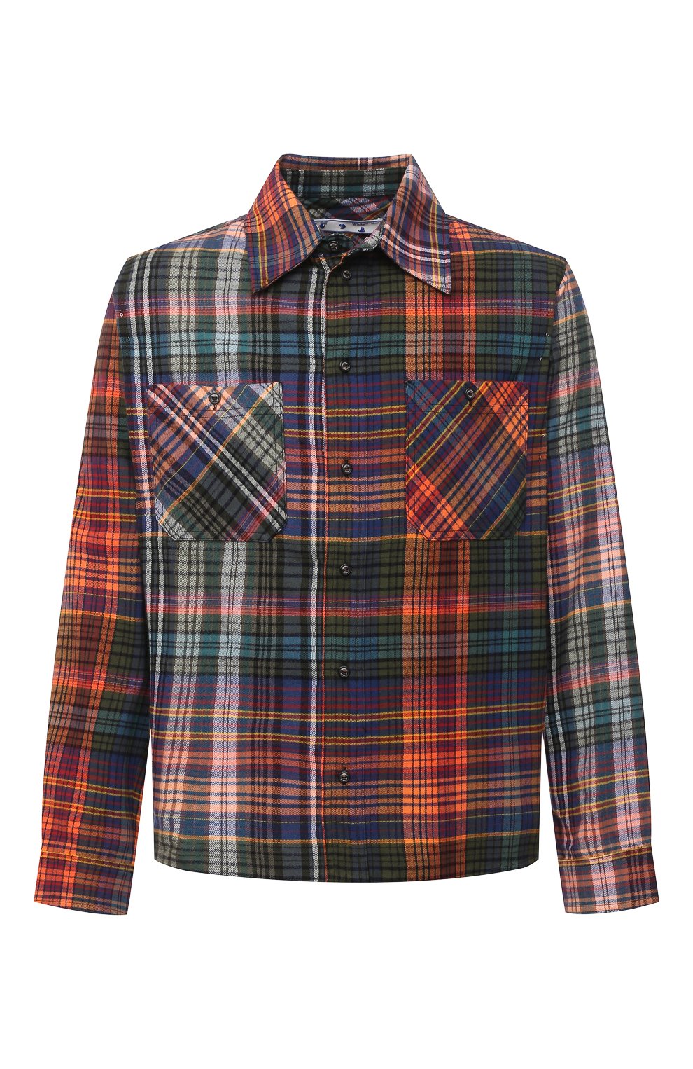 Хлопковая рубашка OFF-WHITE, арт. 0MGA133E20FAB0012010, фото 1