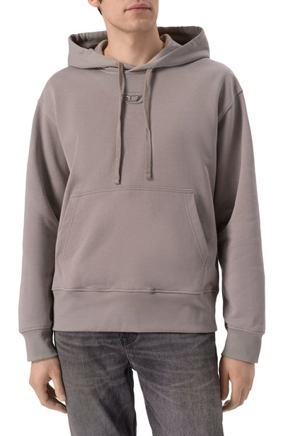 Хлопковое худи DIESEL, арт. A09856/0BMBJ, фото 3