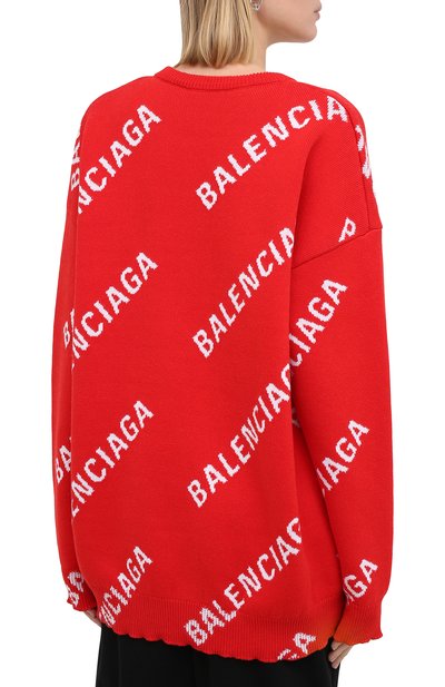 Свитер из хлопка и шерсти BALENCIAGA, арт. 625329/T3178, фото 4
