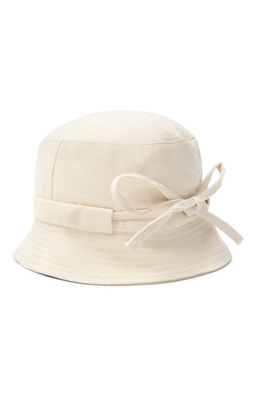 Хлопковая панама Jacquemus 22HACU00001/AE00014 Кремовый  22HACU00001/AE00014 Фото 2
