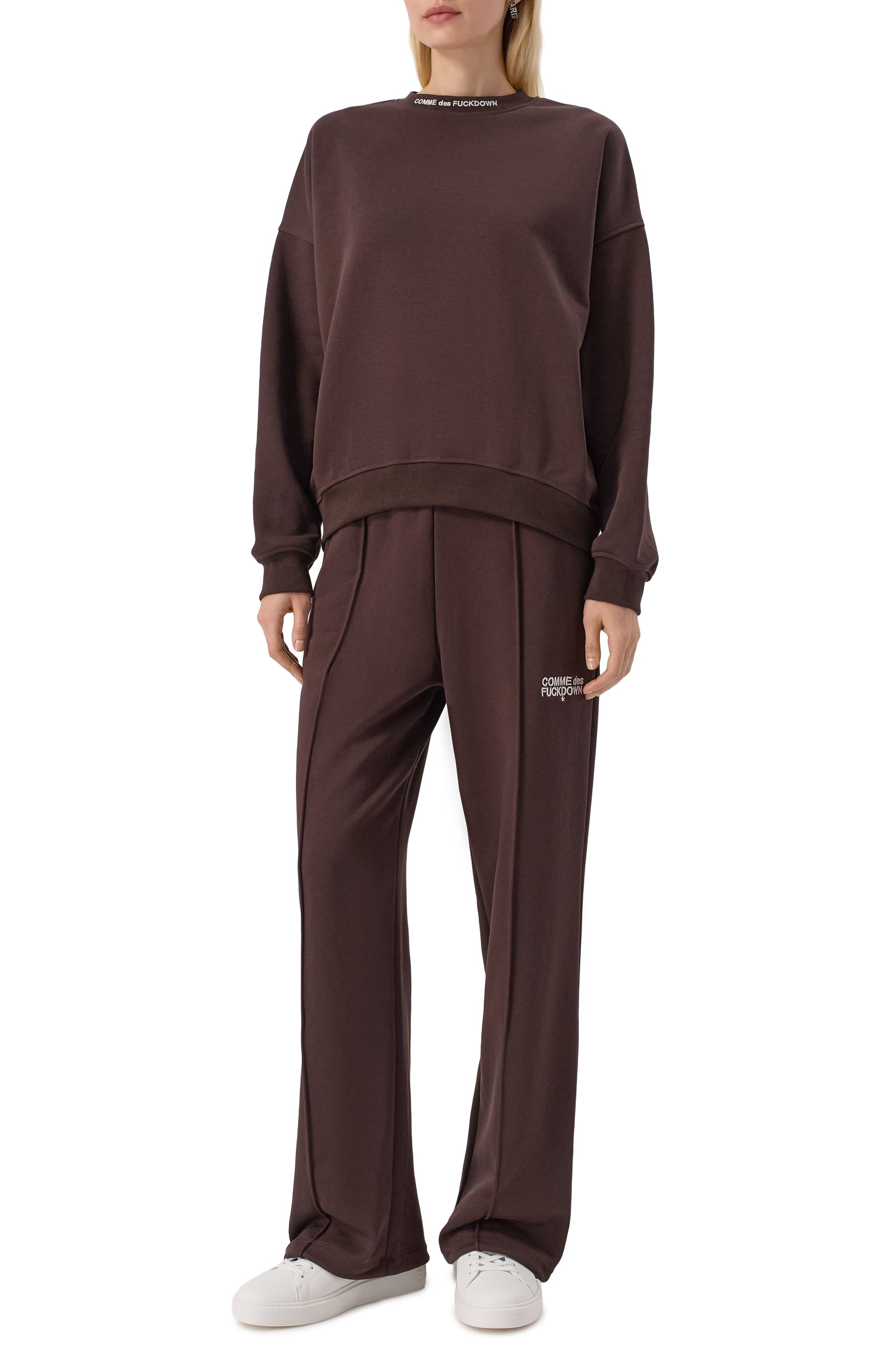 Хлопковые брюки COMME DES FUCKDOWN, арт. CFABW01374, фото 2