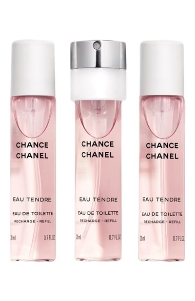 Женский рефил туалетной воды chance eau tendre (3x20ml) CHANEL, арт. 0126305