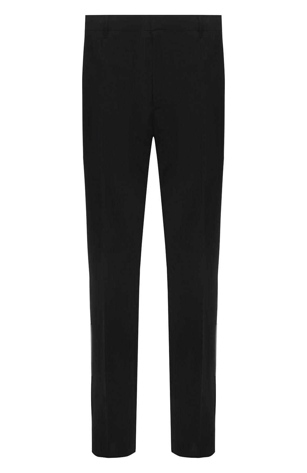 Шерстяные брюки PRADA темно-серого цвета по цене 110000 руб., арт. SPG29-1RII-F0308, фото 1 Шерстяные брюки PRADA, арт. SPG29-1RII-F0308, фото 1