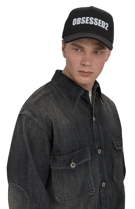 Мужская хлопковая бейсболка DSQUARED2, арт. BCM0926/05C00001