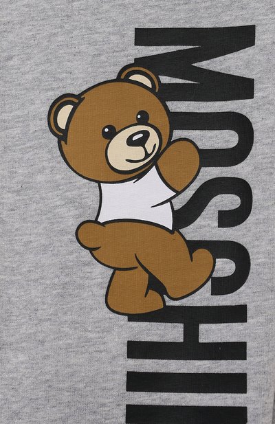 Хлопковые джоггеры MOSCHINO, арт. HUP07P/LDA27/4-8, фото 3