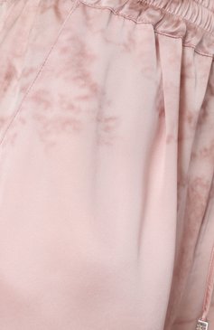 Женские атласные шорты KITON розового цвета, арт. D58114K0926E11 | Фото 6 (Материал внешний: Шелк; Длина Ж (юбки, платья, шорты): Мини; Стили: Романтичный)