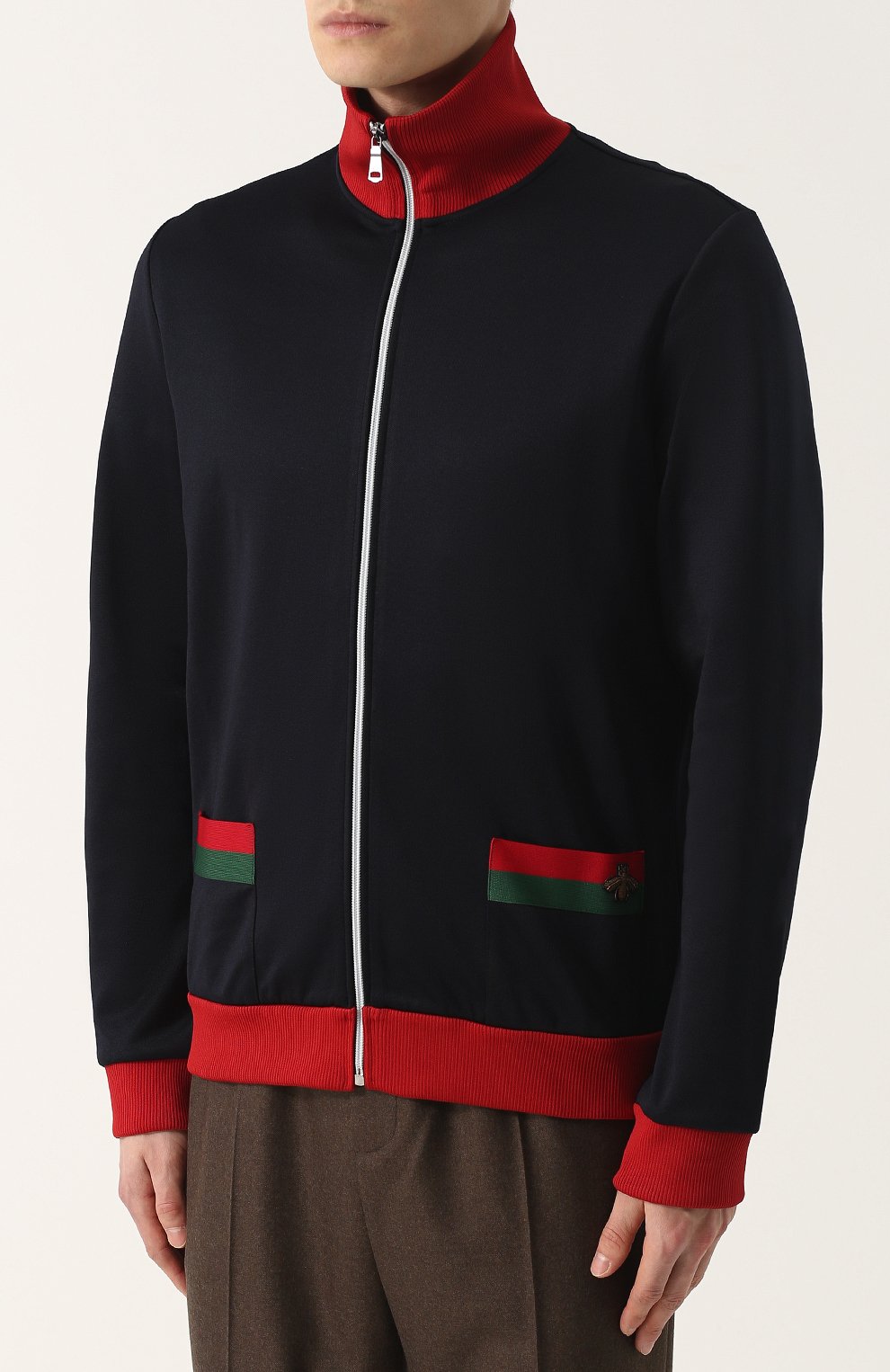 Кардиган на молнии с воротником-стойкой GUCCI, арт. 431170/X5B41, фото 3