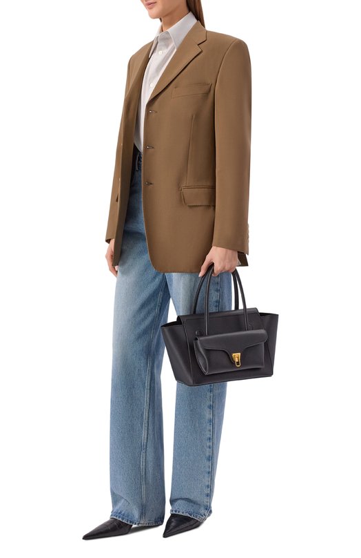 Сумка Double Beat medium Coccinelle E1 T8A 18 02 01 Чёрный  E1 T8A 18 02 01 Фото 7