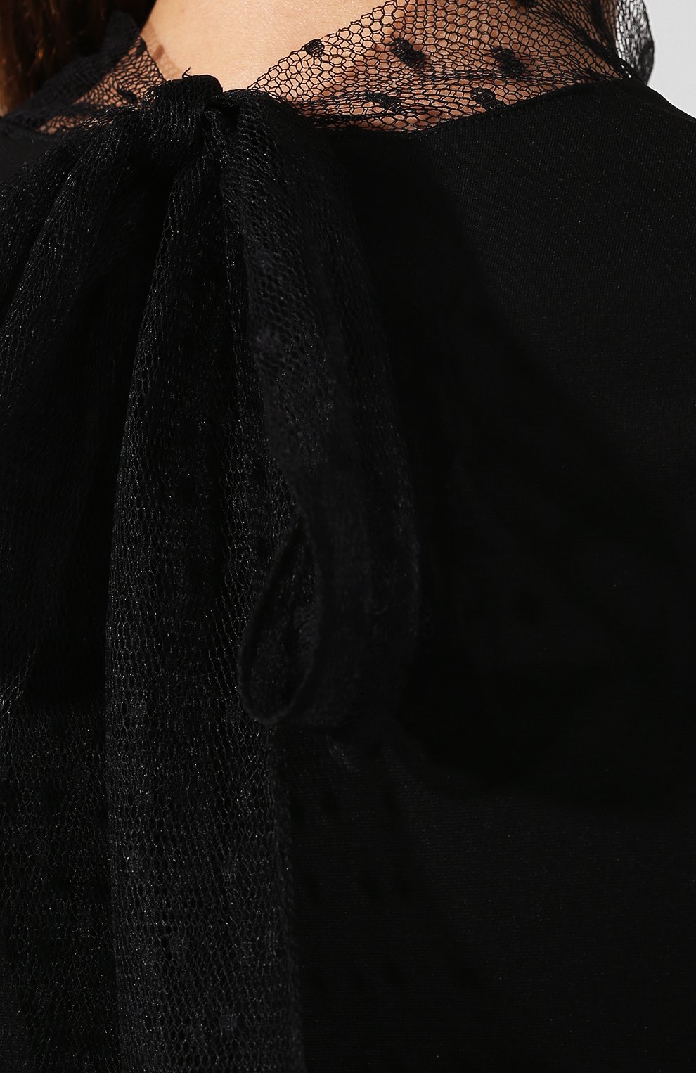 Платье REDVALENTINO черного цвета по цене 53350 руб., арт. SR3MJ01X/4EB, фото 5 Платье REDVALENTINO, арт. SR3MJ01X/4EB, фото 5