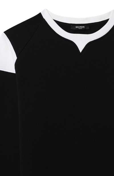 Хлопковый свитшот BALMAIN, арт. 6N4720/NX300/12-16, фото 3