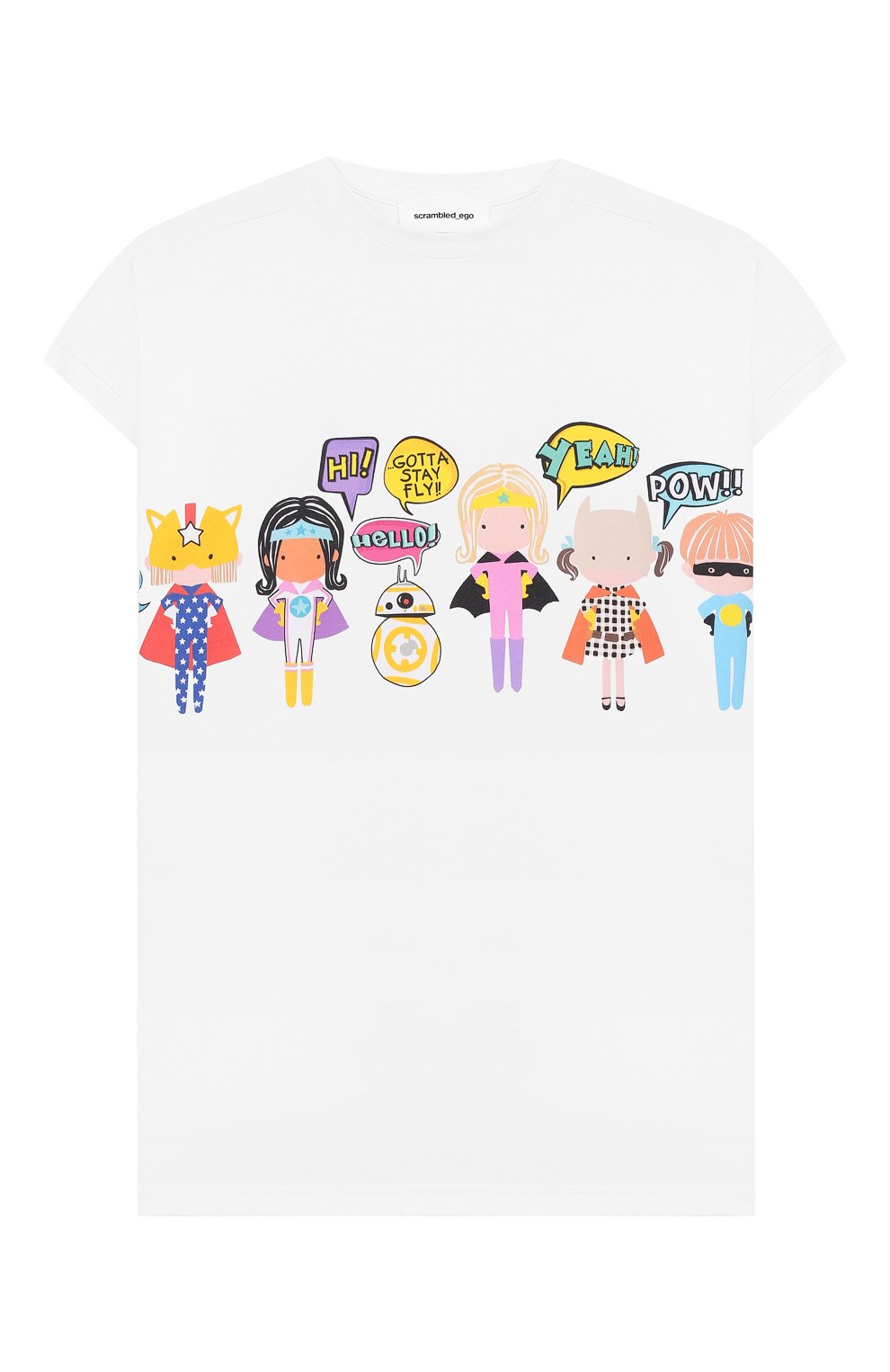 Удлиненная футболка SCRAMBLED_EGO, арт. BJ133, фото 1