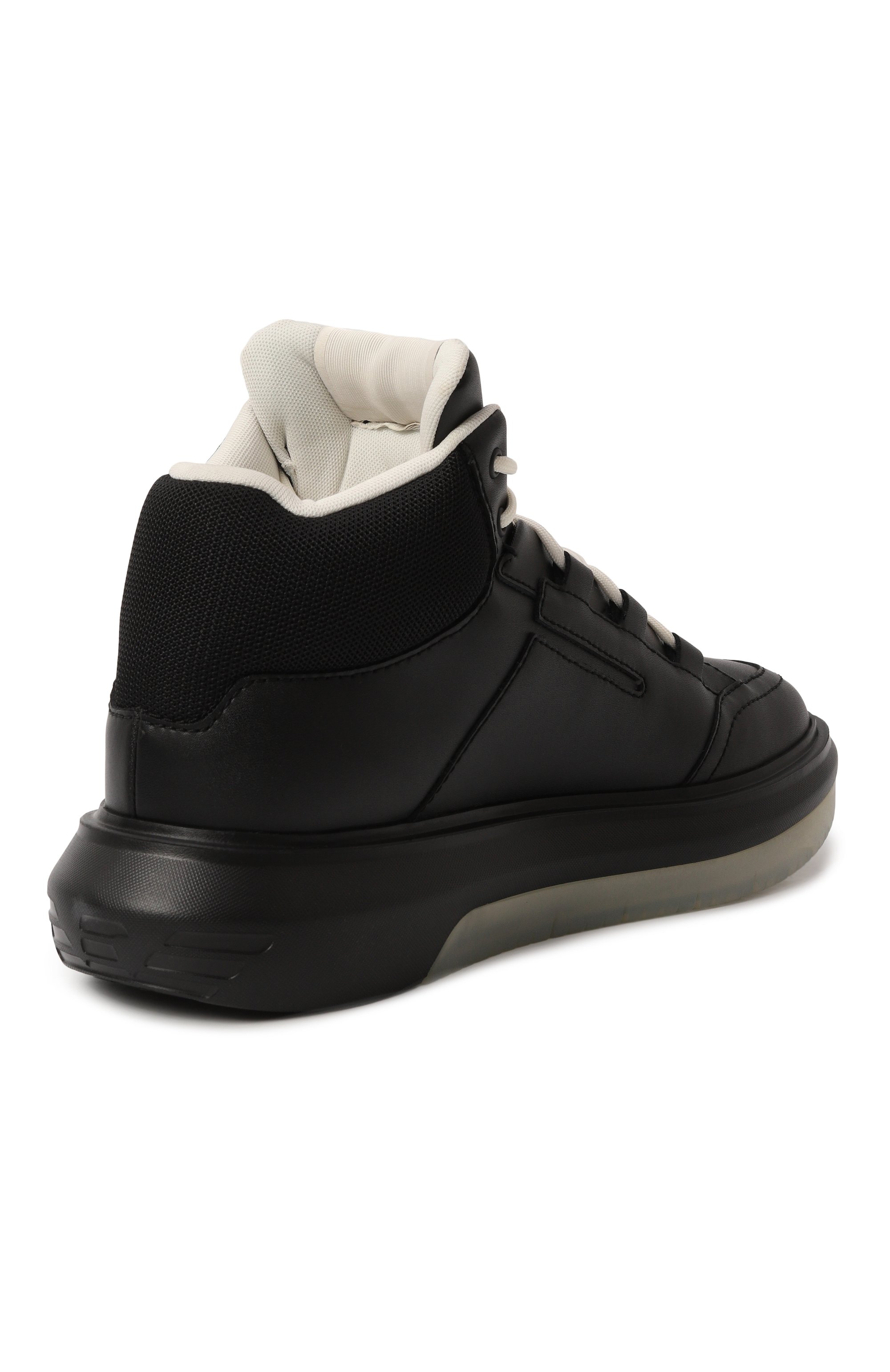 Кожаные кроссовки EMPORIO ARMANI, арт. X4Z135/XR201, фото 5