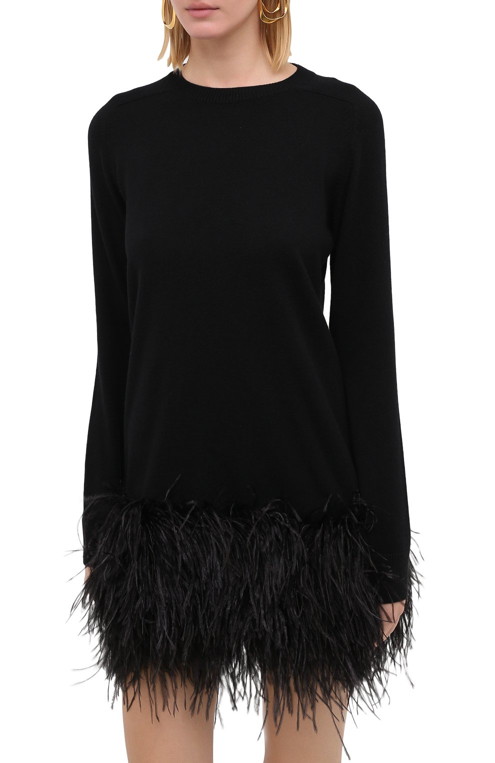 Кашемировое платье SAINT LAURENT, арт. 632196/YATC2, фото 3