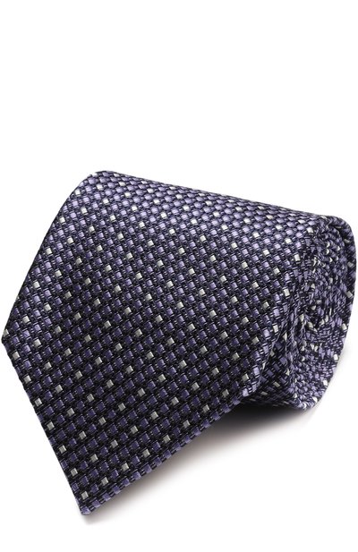 Мужской шелковый галстук с узором ZEGNA, арт. Z9D821XW